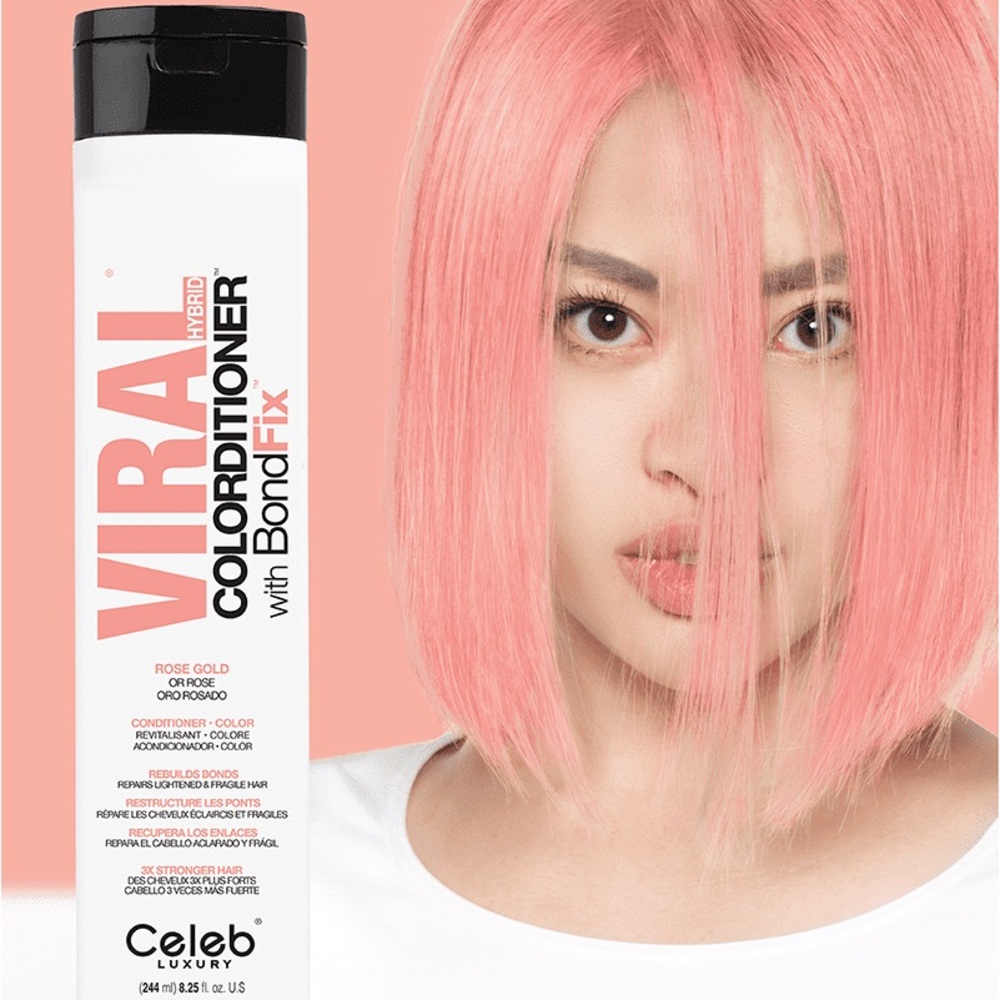 🌟 Rose Gold Hair Color Conditioner